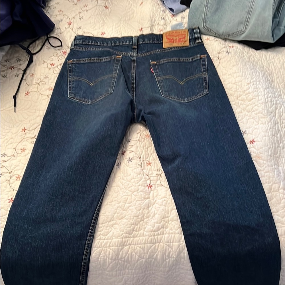 Levi's Men's 505 Blue Jeans 31x32
